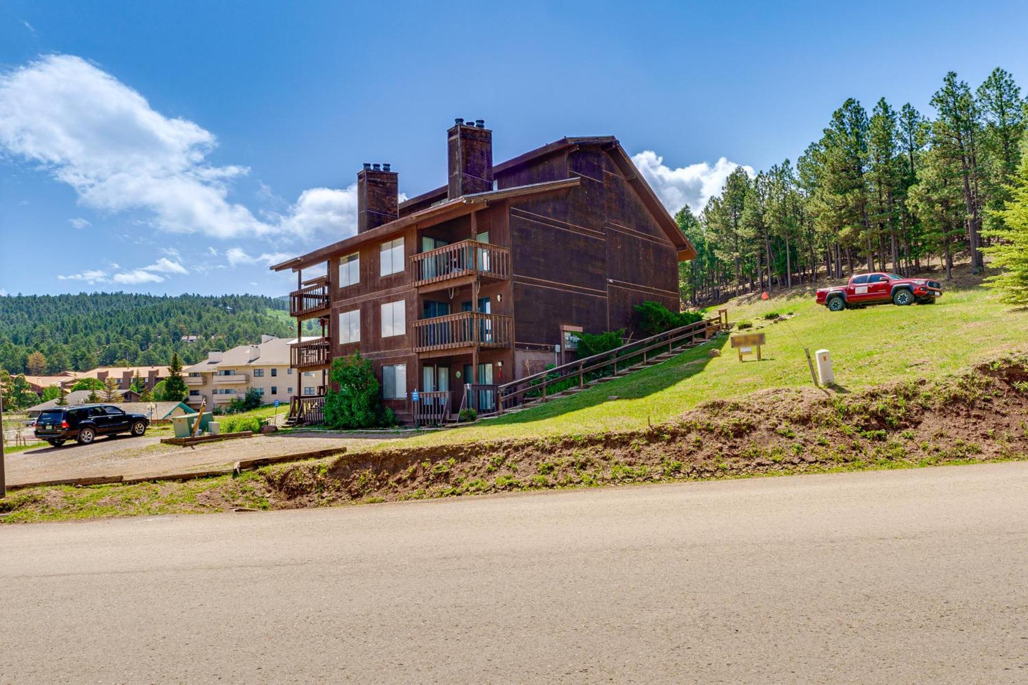 Angel Fire Mountain Condo Steps To Ski Resort! Exterior foto