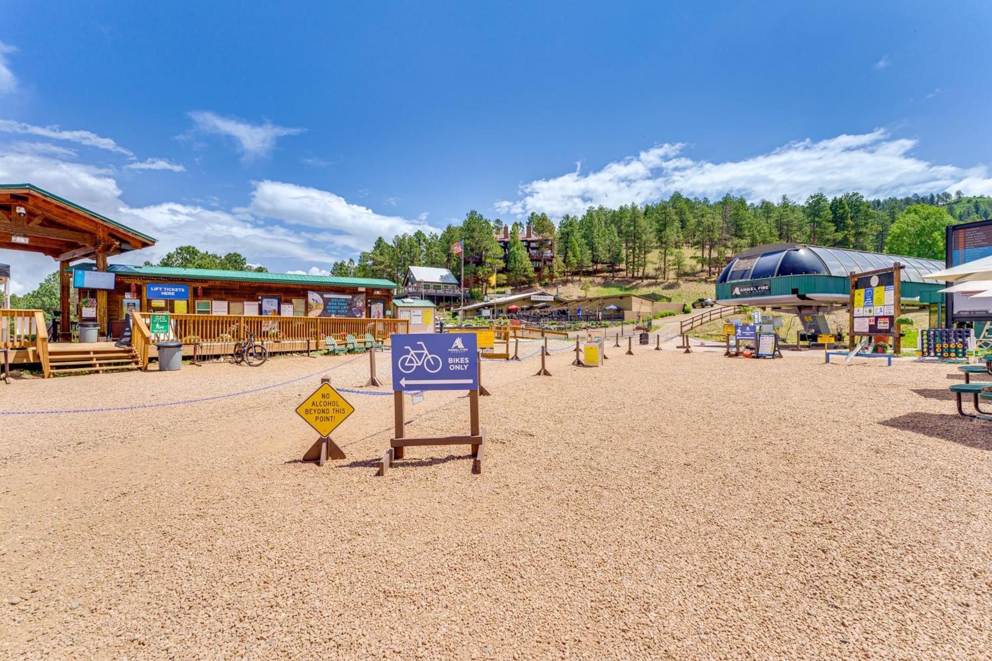 Angel Fire Mountain Condo Steps To Ski Resort! Exterior foto
