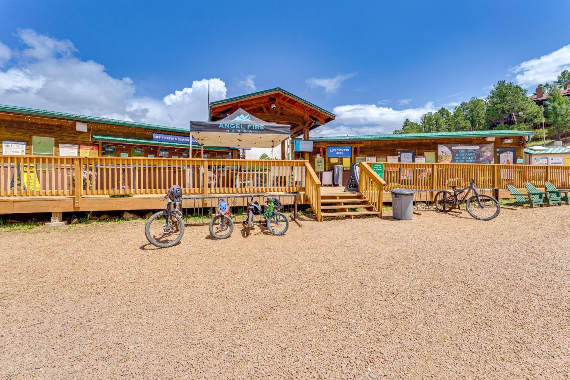 Angel Fire Mountain Condo Steps To Ski Resort! Exterior foto