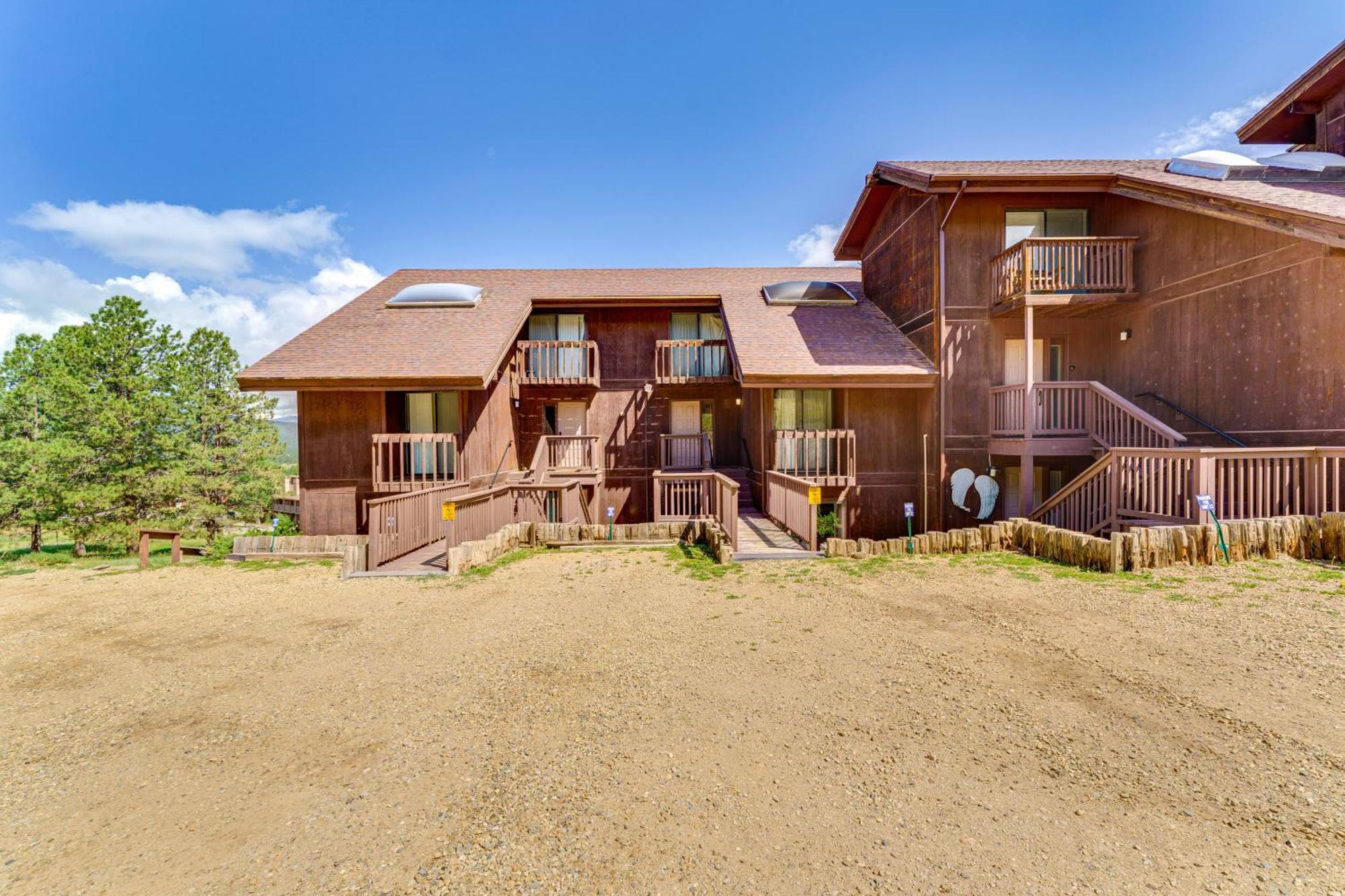 Angel Fire Mountain Condo Steps To Ski Resort! Exterior foto